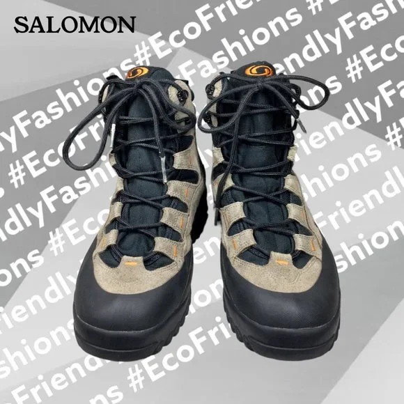 Salomon Mens Brown Contagrip Ankle Knee High Lace Up Hiking Boots US Size 7.5 $_12.JPG?set_id=880000500F main image 4